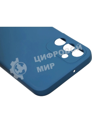 Чехол (клип-кейс) BoraSCO для Samsung Galaxy A15 Microfiber Case синий (72893)