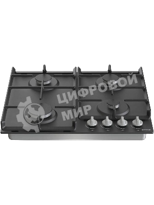 Газовая варочная панель Gorenje G641EXB, 4 конфорки, металл, черный
