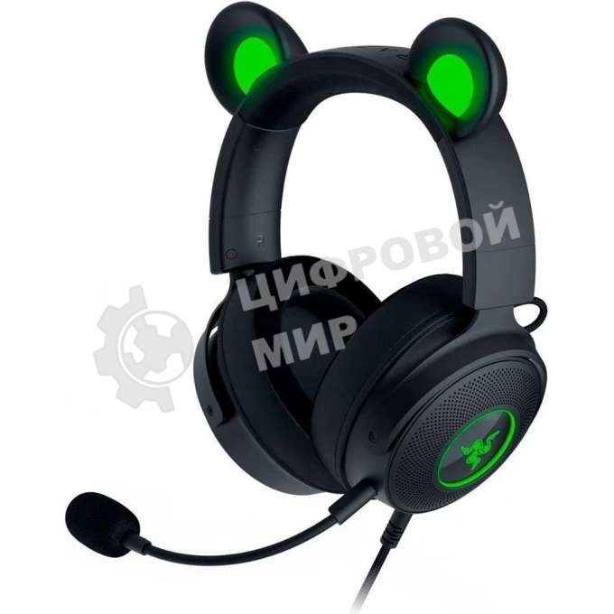 Гарнитура Razer Kraken Kitty V2 Pro чёрный, проводная, USB, подсветка