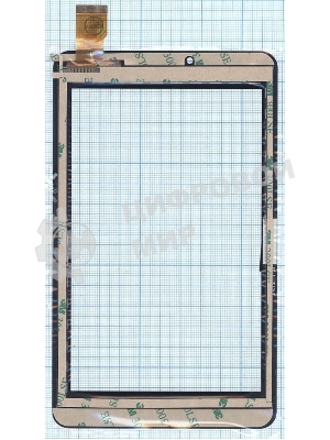 Сенсорное стекло (тачскрин) FHF70040, черное