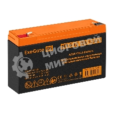 Аккумуляторная батарея ExeGate HR 6-12 (6V 12Ah, клеммы F2)