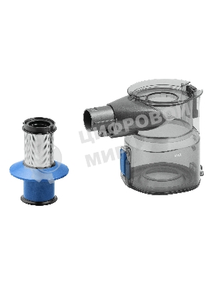 Пылесос вертикальный BBK BV3001 синий/серый, питание от аккумулятора, 150 Вт, уборка сухая, пылесборник 0.8 л, работа от АКБ max 30 мин