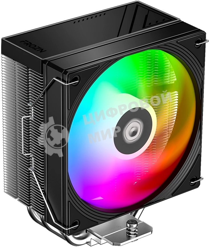 Кулер для процессора ID-COOLING FROZN A410 SE ARGb черный 120мм алюминий/медь 2000rpm 27.2db 180W 152мм