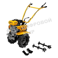 Мотоблок Denzel DPT-170S, 7 л.с., ремен.сцеп, фрез 3х4, ШОМ, передачи 2В/1Н