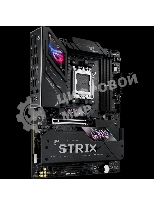 Материнская плата ASUS ROG STRIX B850-E GAMING WIFI, AM5, AMD B850, 4xDDR5, 4xSATA, 5xM.2, 1xPCI-E 5.0 x16, 1xPCI-E 4.0 x16, 1xRealtek 5Gb Ethernet, 1xUSB-C 4, 1xUSB-C 20Gbps, 6xUSB-A 10Gbps, 4xUSB-A 2.0, 3x3.5 мм, 7.1, ATX