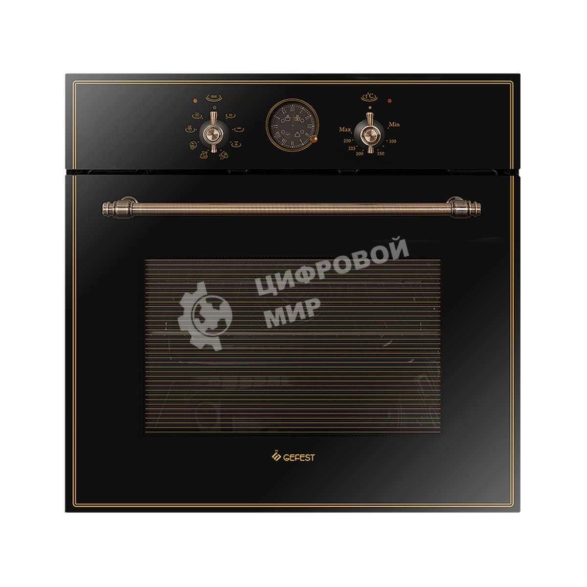 Духовой шкаф электрический встраиваемый Gefest ЭДВ ДА 622-02 К83 черный