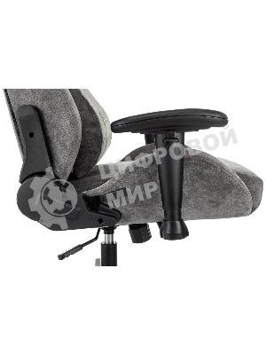 Кресло Zombie Ghost Fabric серый, ткань, 120 кг, механизм качания