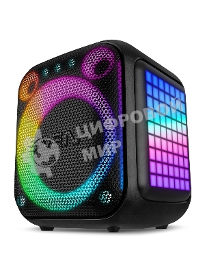 Портативная колонка SVEN PS-880, черный, 1.0, 110 Вт (RMS), Bluetooth, FM, USB, microSD, LED-дисплей, аккумулятор