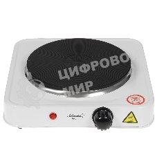 Плита настольная электрическая Atlanta ATH-1736 белый, одноконфорочная