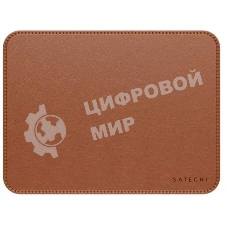 Коврик для мыши из веганской кожи Satechi Vegan-Leather Premium Desk Mat, коричневый