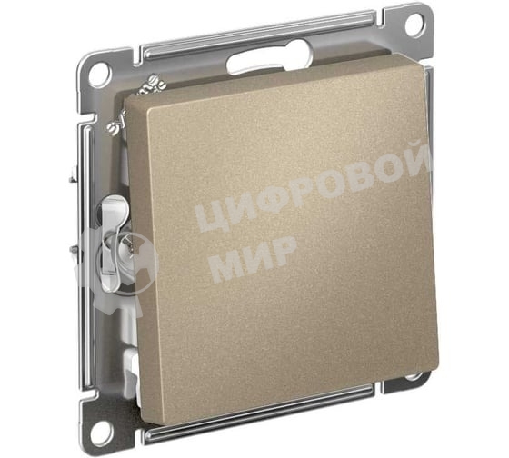 Механизм выключателя 1-кл. AtlasDesign (сх.1) 10АХ шампань SchE ATN000511