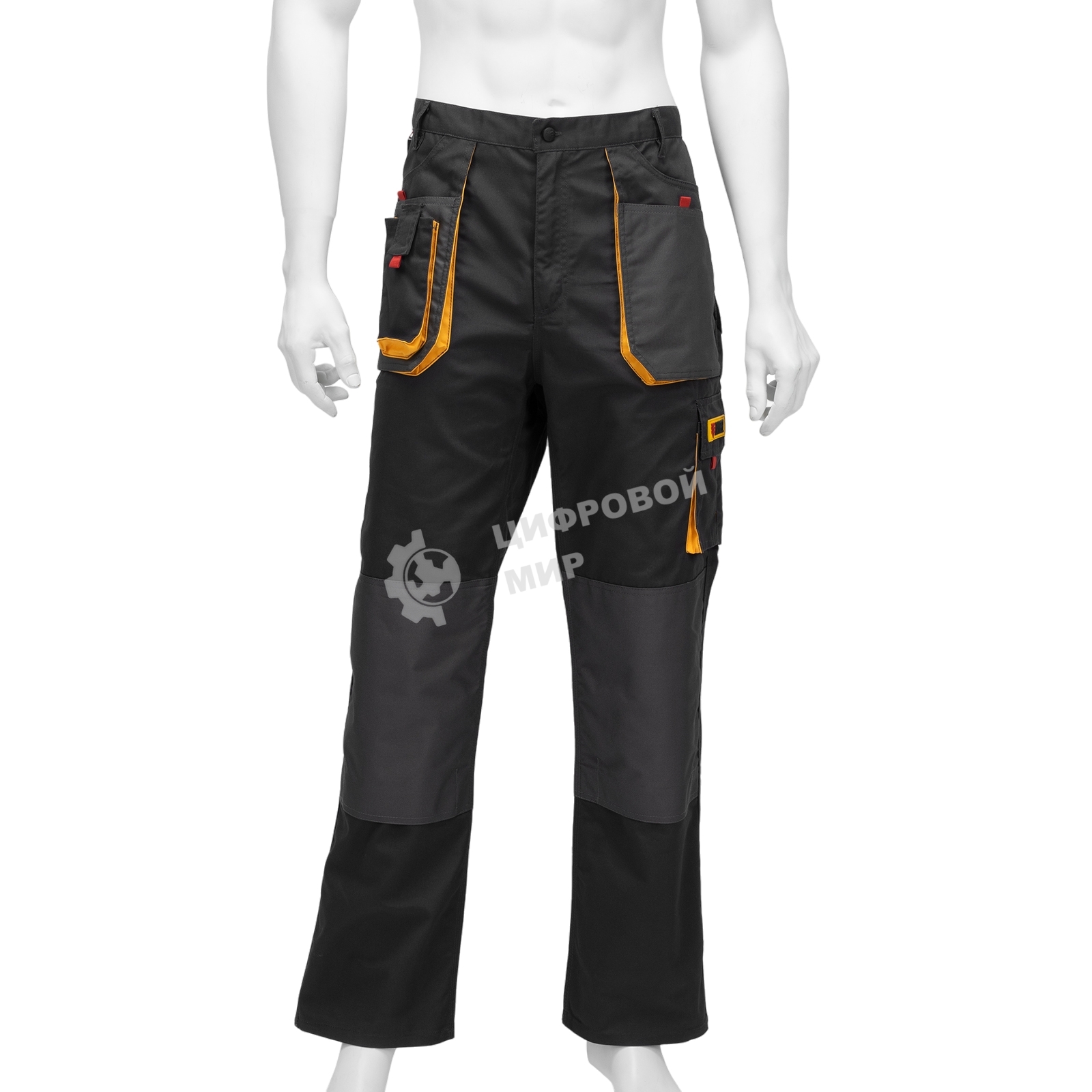 Брюки профессиональные рабочие Denzel 65% полиэстер 35% хлопок, XXXL