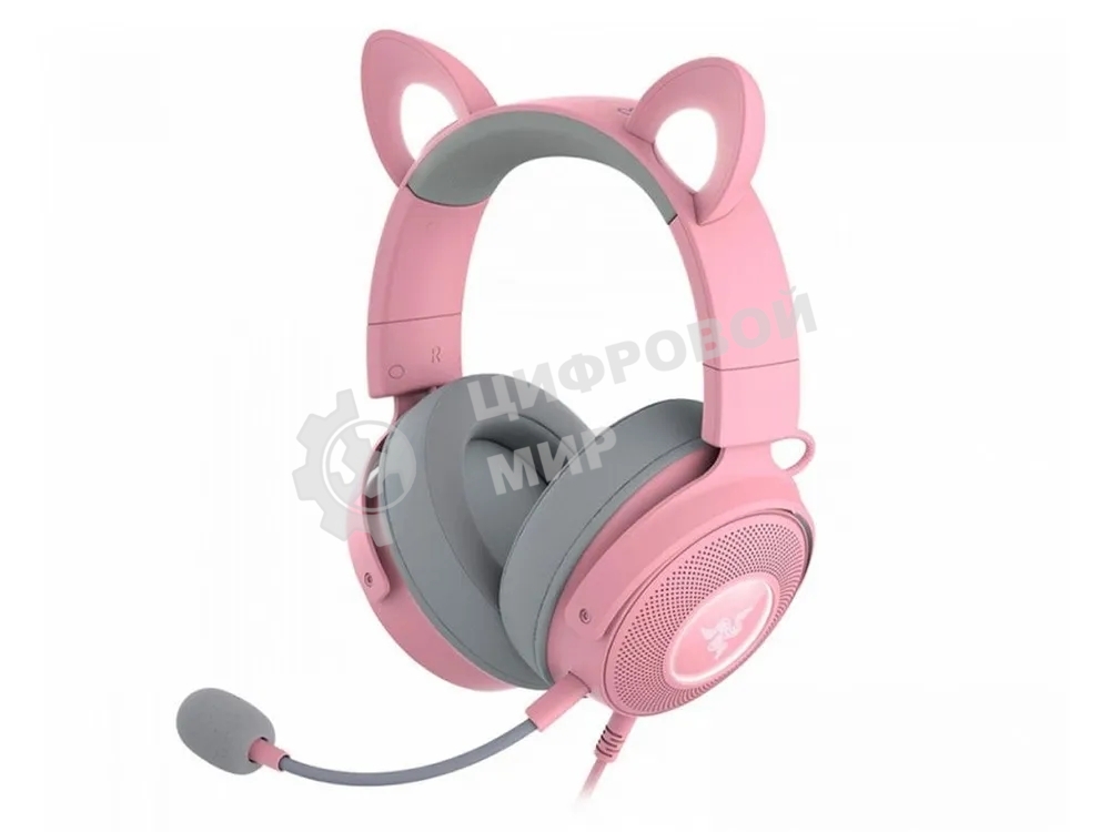 Гарнитура Razer Kraken Kitty V2 Pro розовый, проводная, USB, подсветка