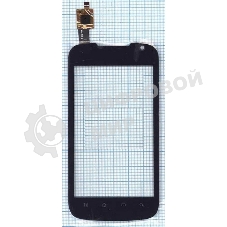 Сенсорное стекло (тачскрин) для Philips W635, черное
