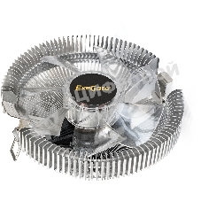 Кулер для процессора ExeGate Wizard EE91-PWM.RED серебристый, 90 мм, алюминий, 2400 об/мин, 24 дБ, 4 pin, 75 Вт, 45 мм