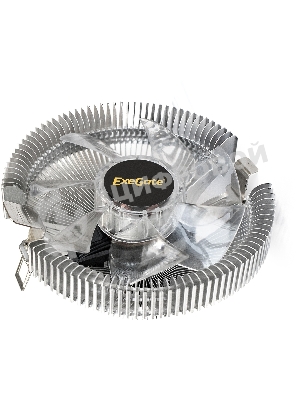 Кулер для процессора ExeGate Wizard EE91-PWM.RED серебристый, 90 мм, алюминий, 2400 об/мин, 24 дБ, 4 pin, 75 Вт, 45 мм