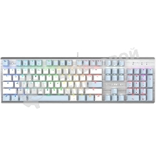 Клавиатура проводная A4Tech Fstyler FS100 Neon, USB, синий/белый