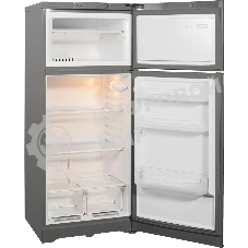 Холодильник Indesit TIA 14 G серебристый двухкамерный 194/51л морозилка сверху, ручное