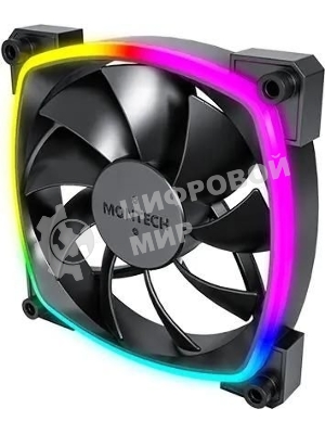 Вентилятор для корпуса Montech AX120 ARGb 120х120x25 черный 4-pin 27дБ (AX120 PWM BLACK) Ret