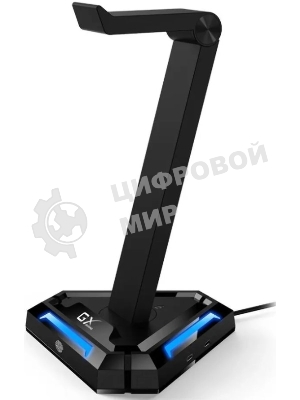 Держатель для наушников Headphone stand Genius GX-UH100, RGB, USB-A x2/USB-C x2, USB 2.0