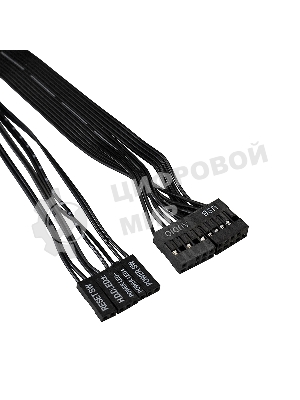 Компьютерный корпус Miditower ExeGate CP-601-UNS450 (ATX, БП UNS450 с вент. 12см, 2*USB, аудио, черный)