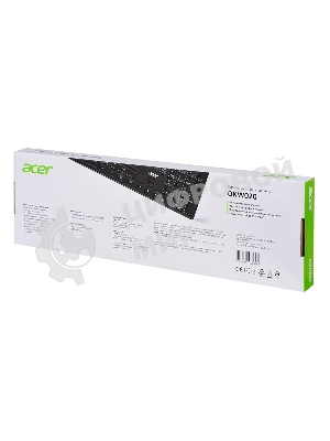 Клавиатура проводная Acer OKW020, USB, черный