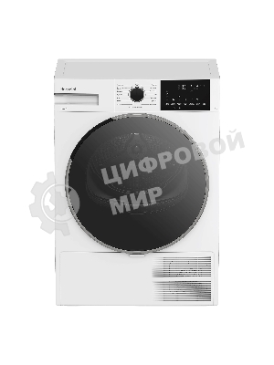 Сушильная машина Hotpoint TDSH 85V W белый, 8 кг, сушка - тепловой насос, программ - 15, 59.7 x 84.6 x 54.3 см