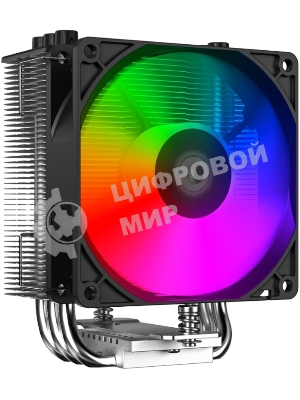 Кулер для процессора ID-COOLING SE-903-XT FRGb черный 92мм алюминий/медь 2200rpm 26db 4-pin 130W 123мм
