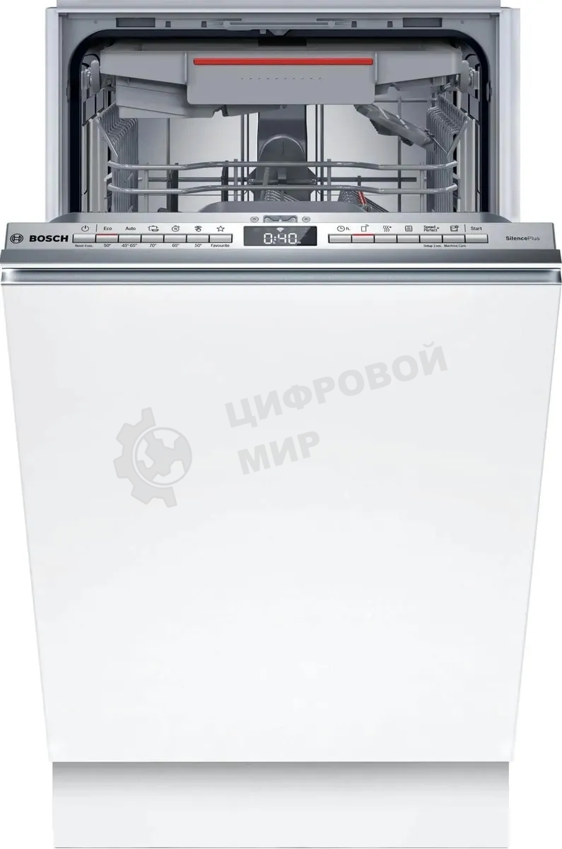 Встраиваемая посудомоечная машина Bosch SPV4HMX49E узкая, 10 комплектов