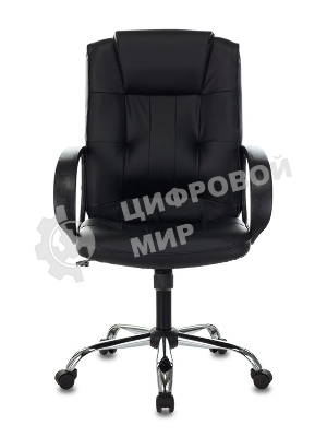 Кресло Бюрократ T-800N/BLACK черный, кожа