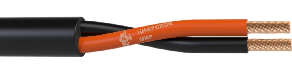 Кабель акустический 300 м, 16 AWG HighFlex, 1.5 мм2, диаметр 7.7мм, медь 84 x 0,15 мм, черный, бухта