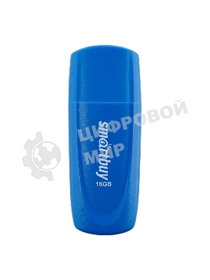 Флешка USB Smartbuy Scout Blue (SB016Gb2SCB), 16Gb, USB 2.0, R/W 15/12, синий
