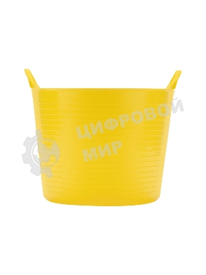 Ведро Сибртех гибкое сверхпрочное, 28 л, желтое
