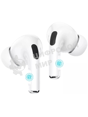 Наушники TWS Hoco EW04 Plus белый, внутриканальные, Bluetooth, до 4 ч