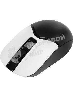 Мышь беспроводная A4Tech Fstyler FB12 белый/черный, 1200 dpi, радиоканал, Bluetooth, USB, кнопки - 3