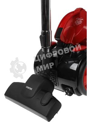 Пылесос Centek CT-2528 Red красный/черный, 350/2000 Вт, уборка сухая, пылесборник циклонный фильтр 1.5 л