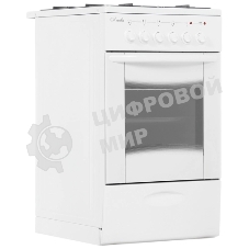 Плита комбинированная Лысьва ЭГ 401 МС-2у белый, газовых конфорок 4 шт, духовка 57 л, 50 см x 85 см x 60 см