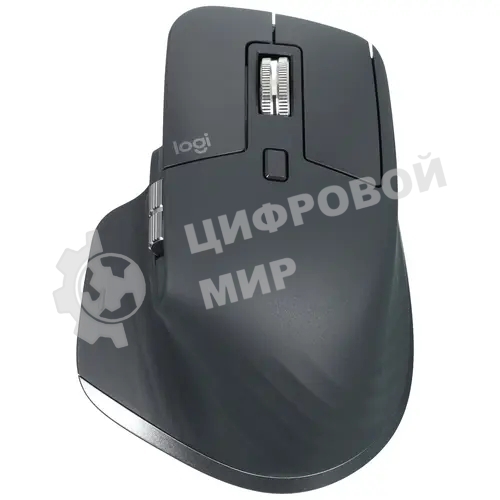 Мышь беспроводная Logitech MX Master 3s графитовый, 8000 dpi, радиоканал, Bluetooth, USB, кнопки - 7