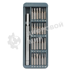 Набор прецизионных отверток Deli DL241025 (отвертка + 24 биты), сталь S2 + Cr-V