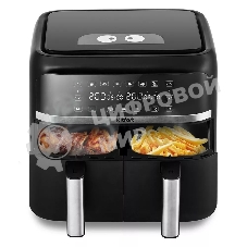 Аэрогриль Kitfort КТ-2248 черный, 2850 Вт, 7.6 л, сенсор, 6 программ