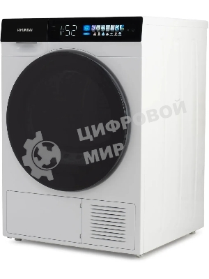 Сушильная машина Hyundai DFE9429 белый, 10 кг, сушка - конденсационная, программ - 15, 60 x 85 x 62 см