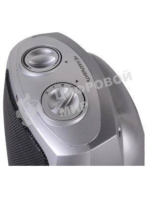 Тепловентилятор Ресанта ТВК-2, серебристый, 900/1800 Вт, 18 м2, термостат, поворот корпуса 67/2/4