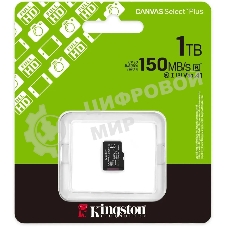 Флеш карта microSDXC 1Tb Kingston SDCS3/1TbSP Canvas Select Plus w/o adapter