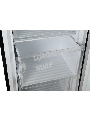 Морозильная камера Maunfeld MFFR170SB, черный, 206л, 4 ящика, 2 полки