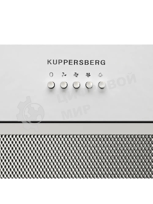 Вытяжка встраиваемая KUPPERSBERG High-Tech Inpush 60 W белый, 57.5 см, 780 куб. м/ч, 62 дБ