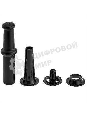 Мясорубка электрическая DELTA DL-6105M черный, 2000 Вт, 1.8 кг/мин, реверс, защита от перегрузки, насадки - 4