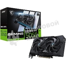 Видеокарта MSI GeForce RTX 5050 8G GAMING, NVIDIA RTX 5050, 8 ГБ GDDR6, 128 бит, PCI-e 5.0, 1xHDMI, 3xDP, 2587 МГц