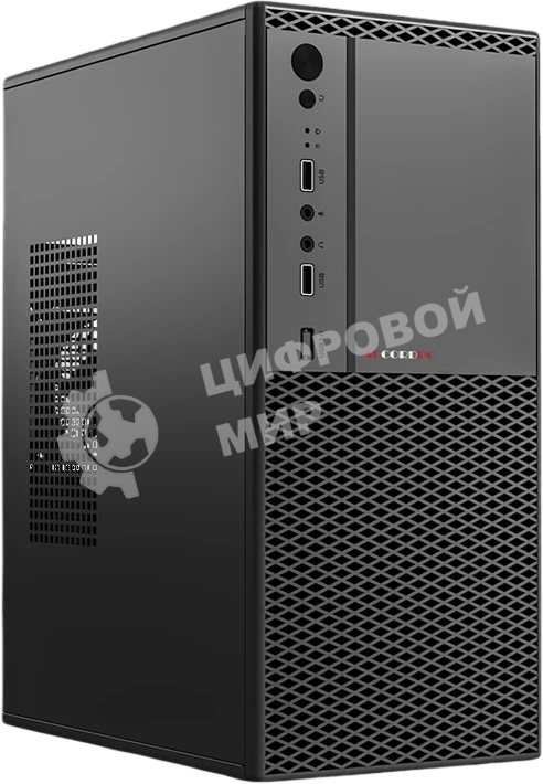 Корпус ACCORD ACC-1605B, Mini-Tower, чёрный