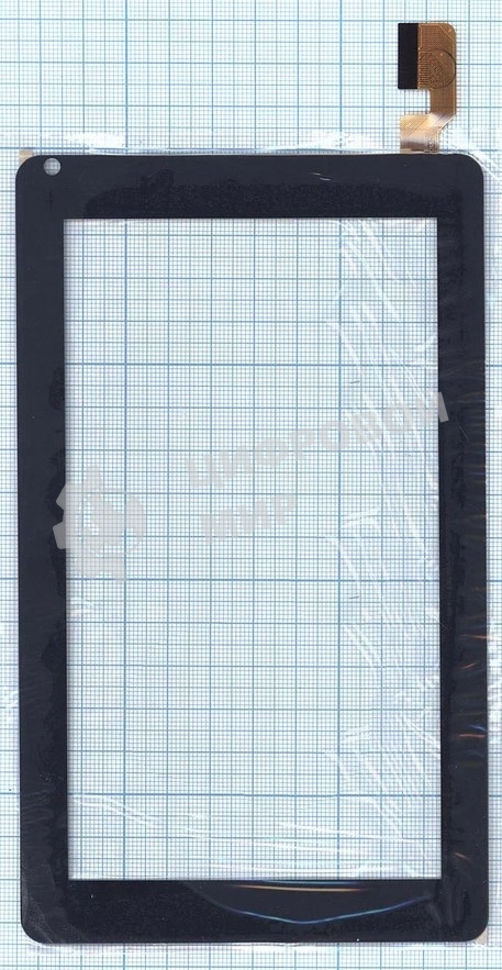 Сенсорное стекло (тачскрин) FHF70180, черное