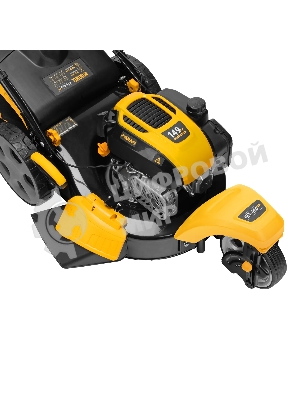 Бензиновая газонокосилка Denzel GLT-460SP-T, Trike 150 см3, 46 см, привод, панель, 60л